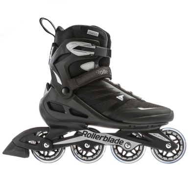 Rollerblade Inline Skates Zetrablade (Rollen: 80mm/82A, Kugellager: SG5) schwarz/silber Herren